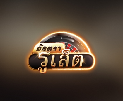 Stylized 'Ultra Roulette' logo by SA Gaming featuring a partial roulette wheel at the back.