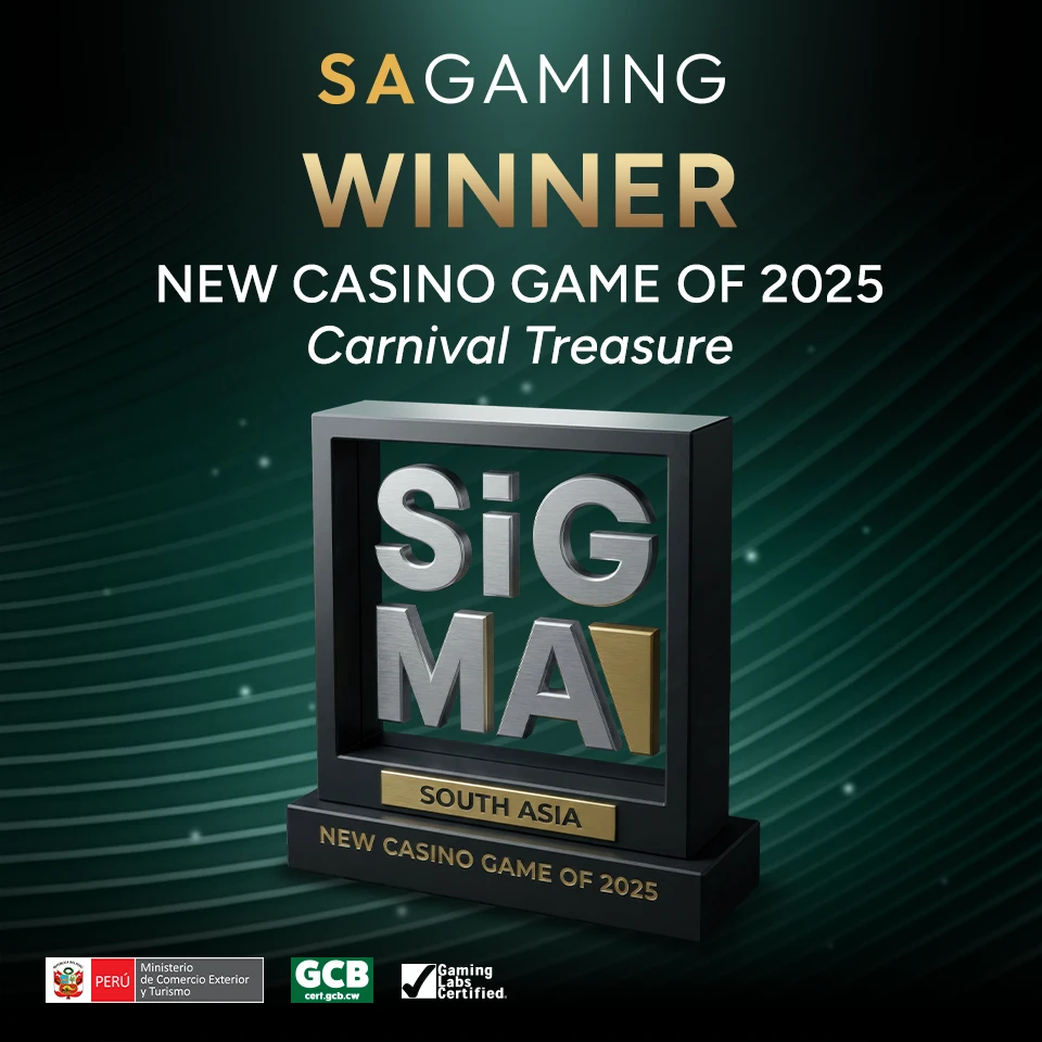 "New Casino Game of 2025" at SiGMA South Asia Awards